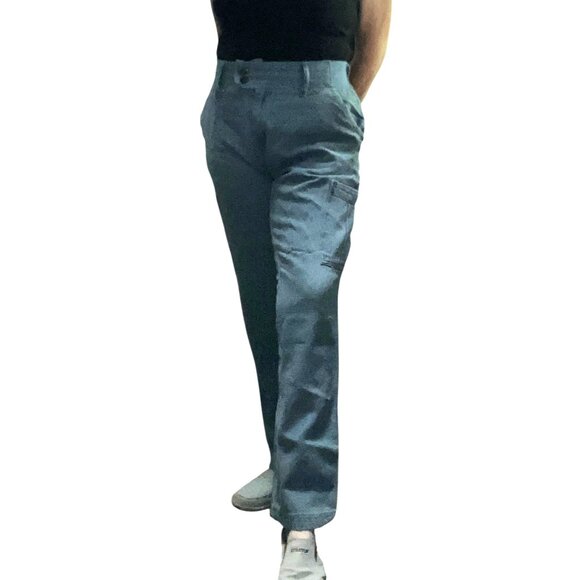 Woman Within NWOT Double Button Front Comfort Waist Cargo Jean Sz 22 Wide Womens - Picture 5 of 16